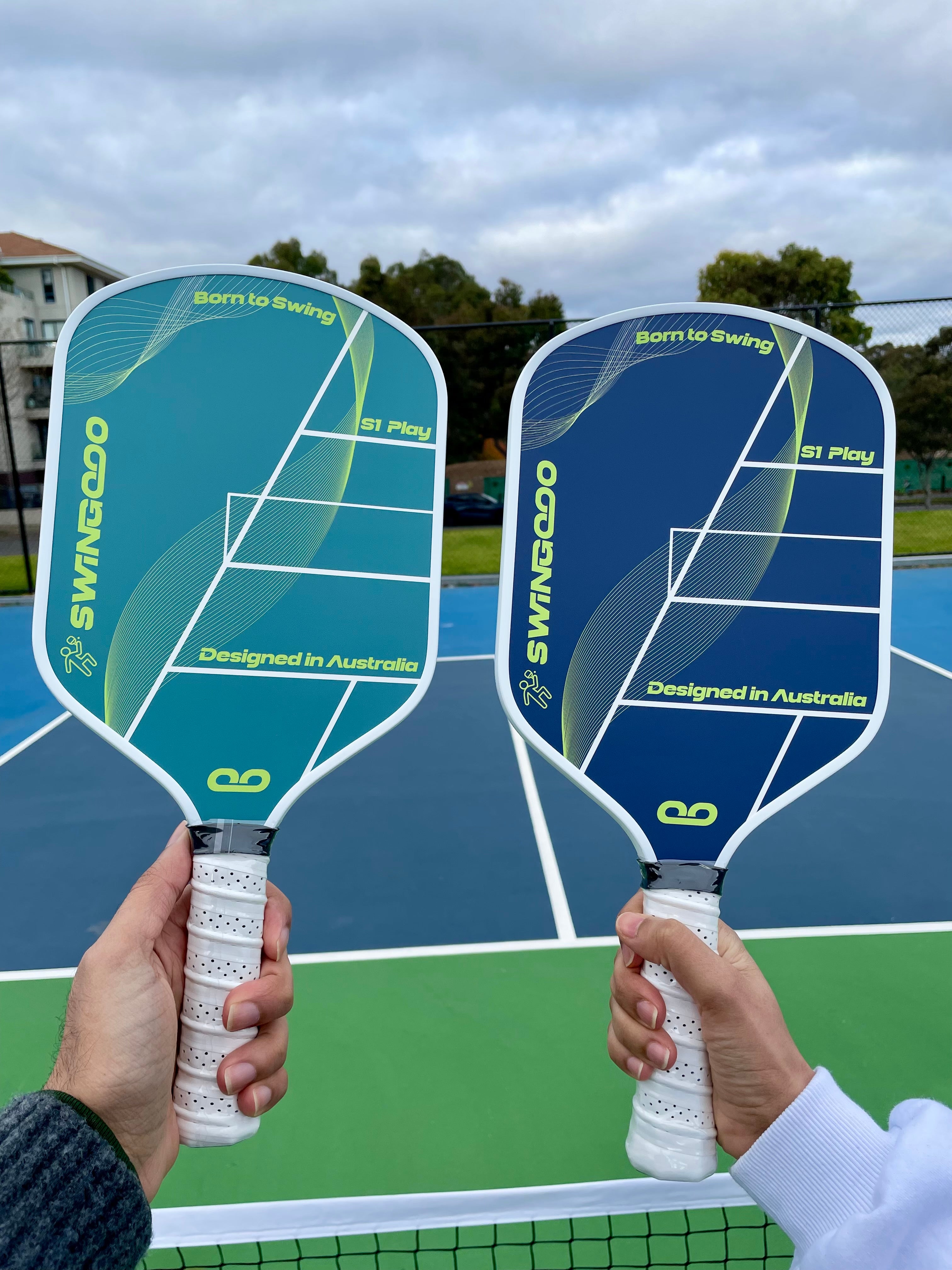 S1 Play Pickleball Paddle Set (2 Paddles + 2 Balls)